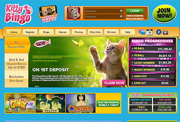 Desktop version of Kittybingo