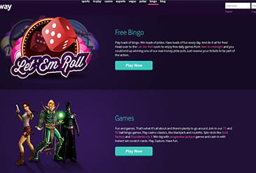 Betway's site is really fun to navigate through on desktop