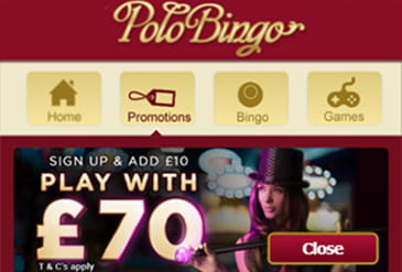 The smooth and stylish mobile version of Polo Bingo